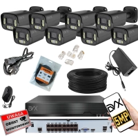 Zestaw 8x PT5B i rejestrator P8CH